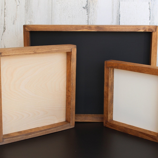 Stained frame, Wood sign blank, Wood Frames, DIY Wood Sign, Laser blank, Vinyl Sign Blanks, Farmhouse Frames, Pine Frame, Picture Frame