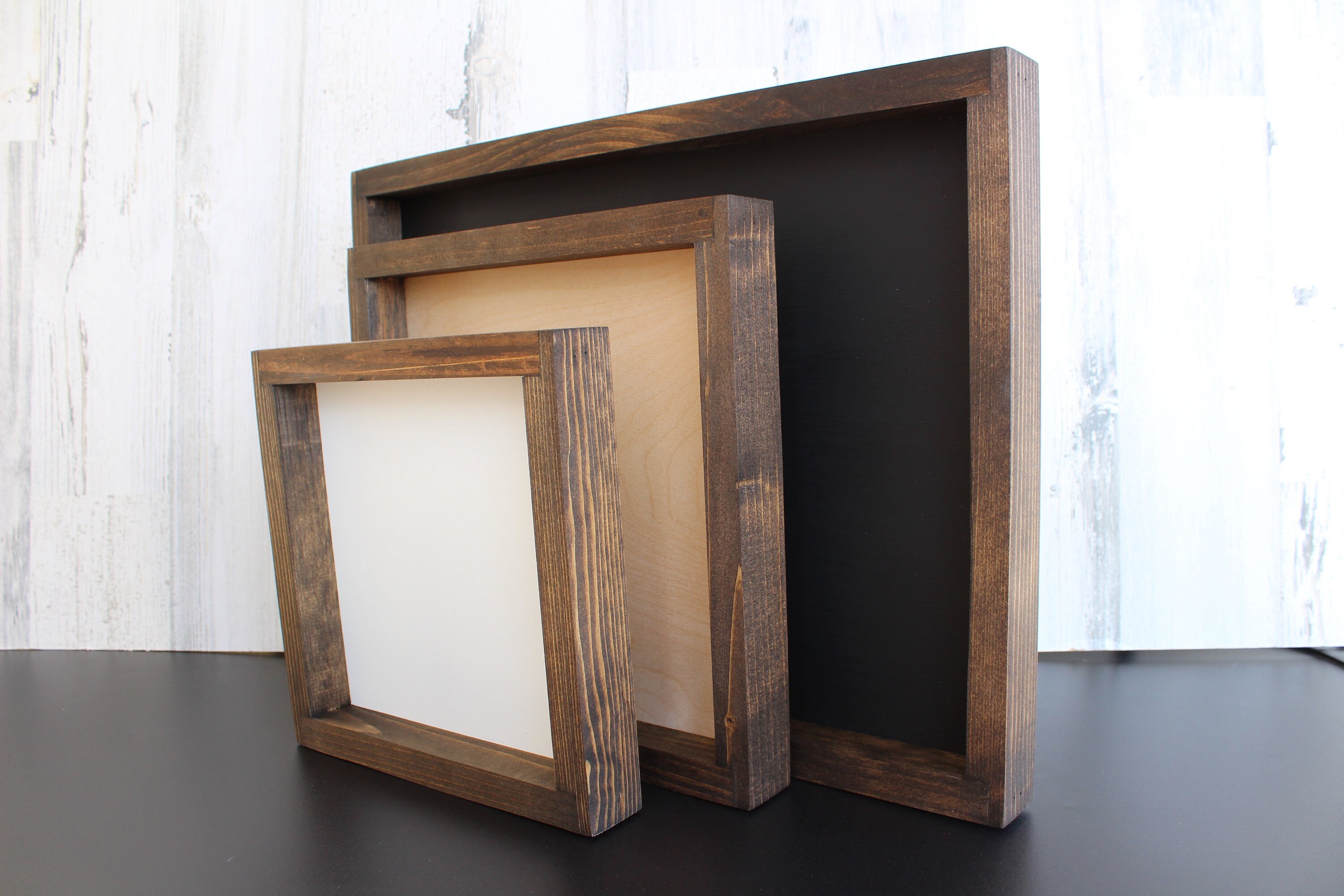 Stained Frame Blank Wood Sign, Wood Frames, Wood Sign Blank, DIY Wood