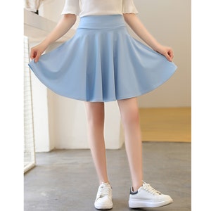  Falda plisada corta de cintura alta Micro falda negra Mini falda  de tenis de mujer (Color : azul marino, tamaño: L) : Ropa, Zapatos y Joyería
