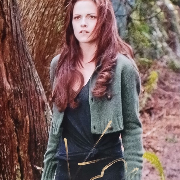 Kristen Stewart Bella Swan Twilight Signed Autographed Photo 6x4