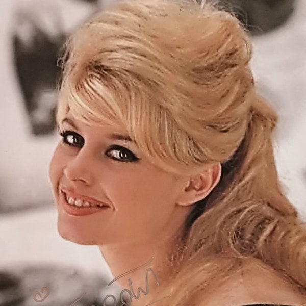 Brigitte Bardot, Signed Autograph Photo 10x8
