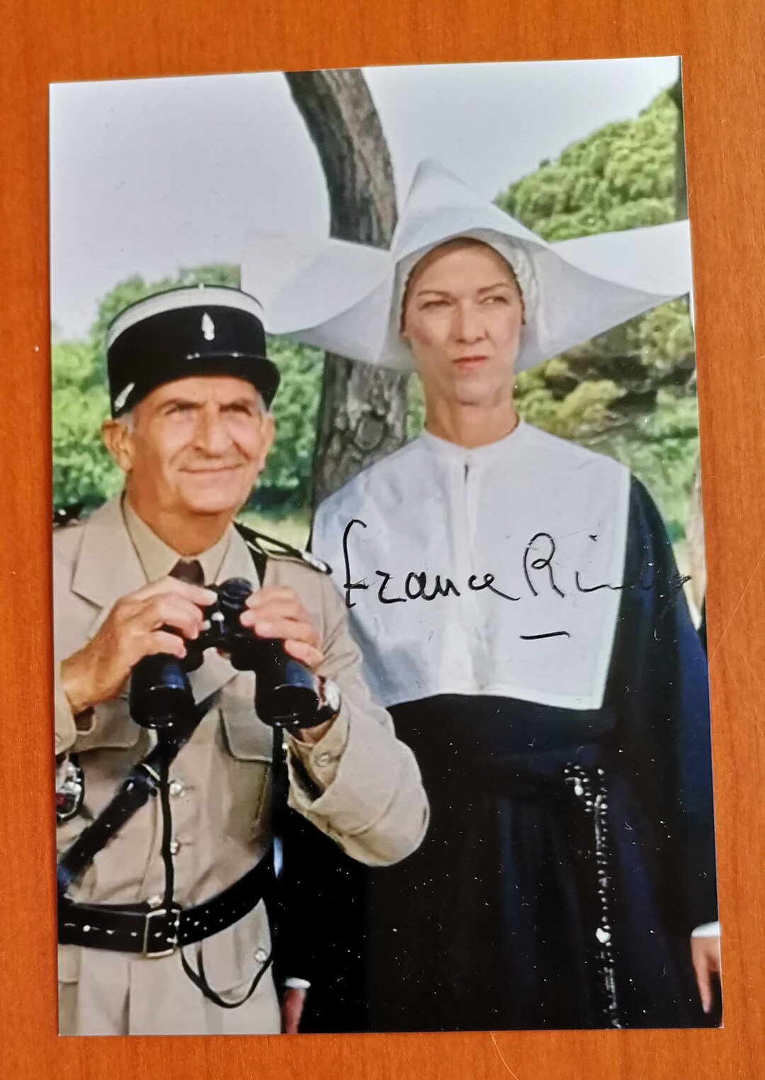 France Rumilly, Actor in Louis De Funes Movies, Signed Autographed 6x4