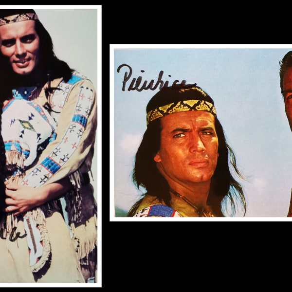 Pierre Brice, Winnetou, Old Surehand, Signed Autographed 6x4 Photo