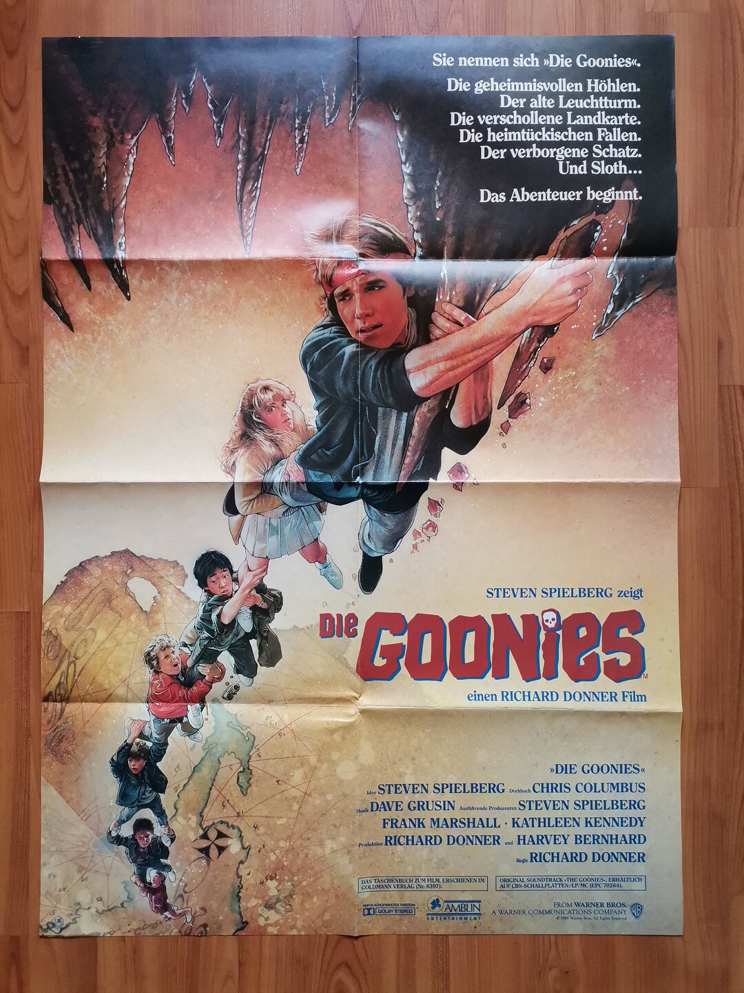 1985 The Goonies Movie Poster 11X17 Mouth Chunk - Foto 11