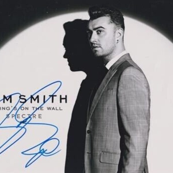 Sam Smith James Bond 007 Spectre Title Song Performer, Signed Autographed 10x8 Photo, Coa