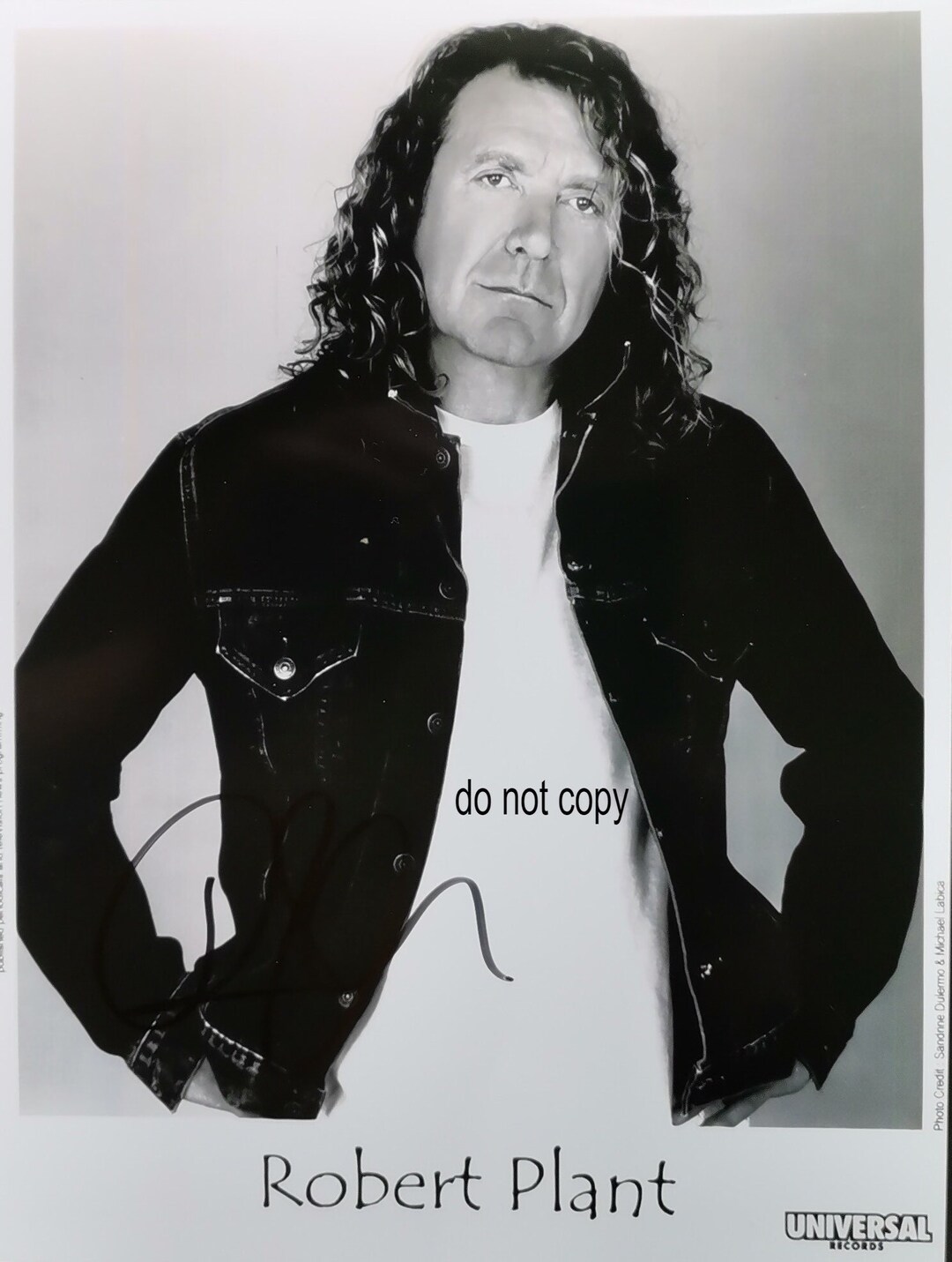 Robert Plant, Rainbow, Led Zeppelin, Signed Autograph Photo Etsy