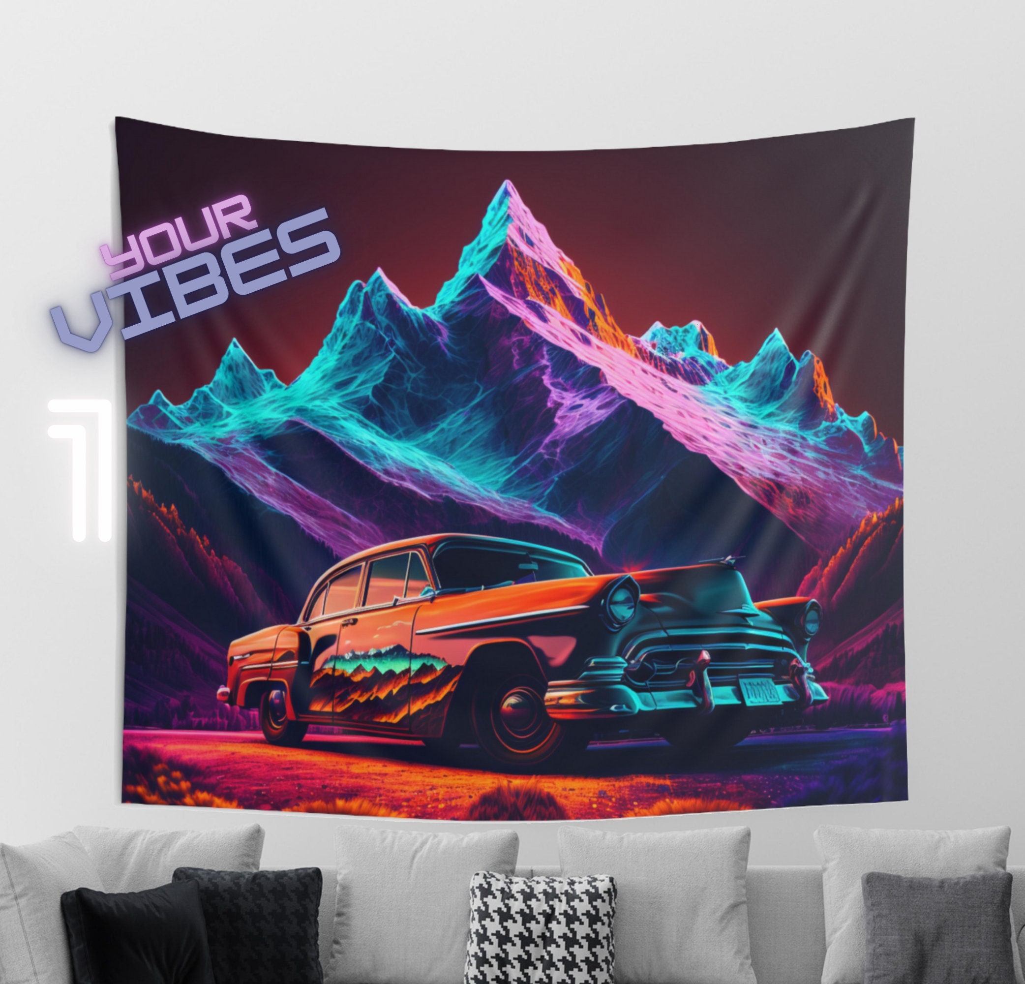 black car Tapestry for Sale by KimbHernandez