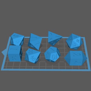 Dice STL Files | Ready to print | RPG Dice | Lobster
