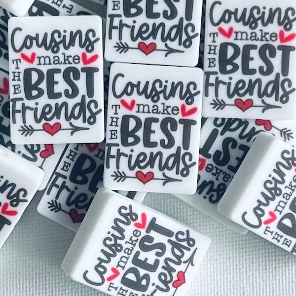 Cousins Make The Best Friends Focal Bead•Cousins Silicone Bead•Cousins Focal Bead•Family Silicone Bead•Family Focal Bead•Pen Bead