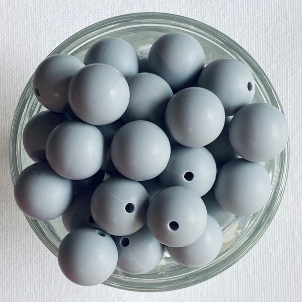 Gray Grey Beads Etsy