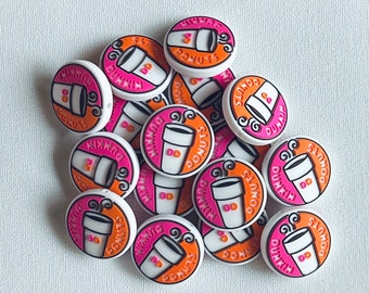 Coffee Cup Silicone Focal Bead
