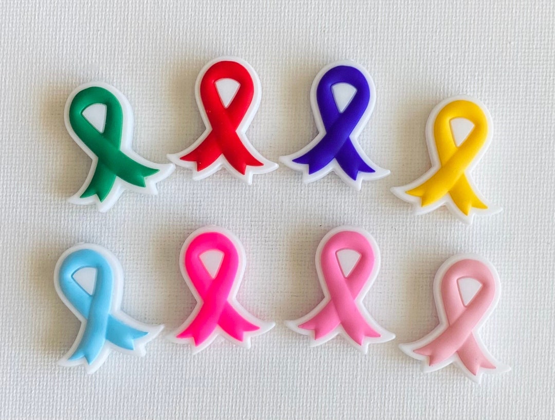 Awareness Ribbon Focal Beadscancer Ribbon Beadmental Health