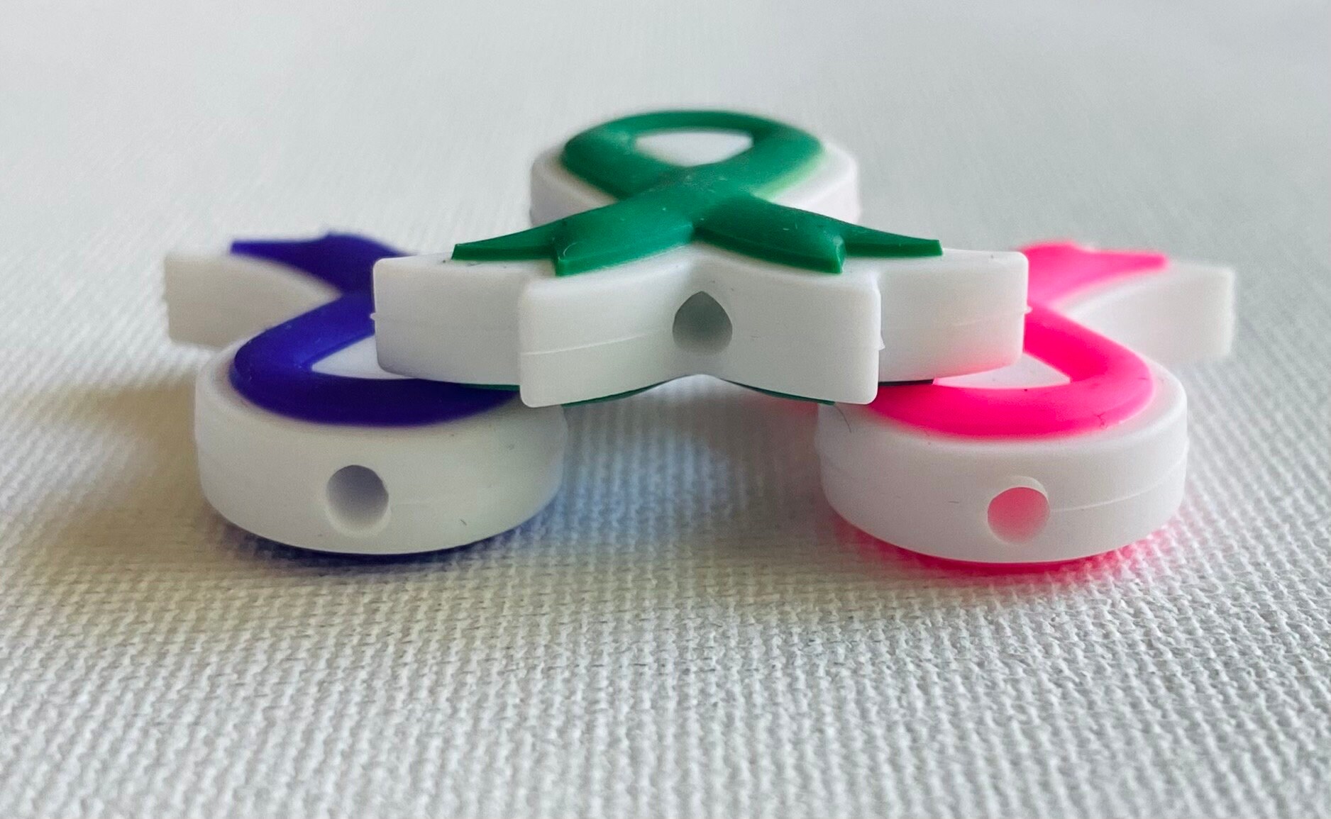 Awareness Ribbon Focal Beadscancer Ribbon Beadmental Health Etsy