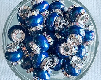 14mm Blue Acrylic Spacer