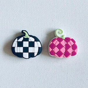 Fall Focal Beads•Checkered Pumpkin Focal Beads•Black Checkered Pumpkin Focal Beads•Pink Checkered Pumpkin Focal Beads•Pen Beads