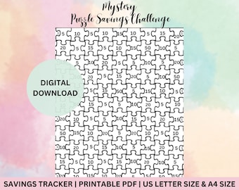 Mystery Puzzle Savings Challenge