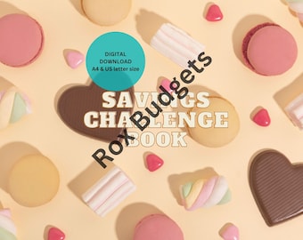 DIGITAL Download Savings Challenge Book + 12 Envelopes