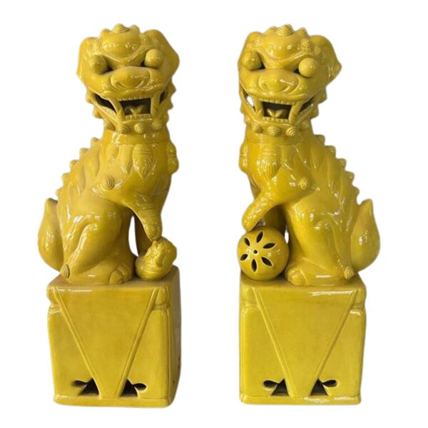 Ceramic Foo Dog Etsy