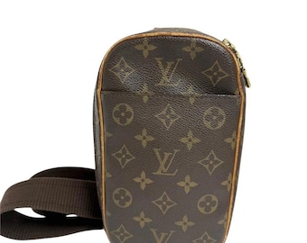 Louis Vuitton Monogram Canvas Pochette Gange Crossbody Bag – Vintage Authentic 2000s Designer