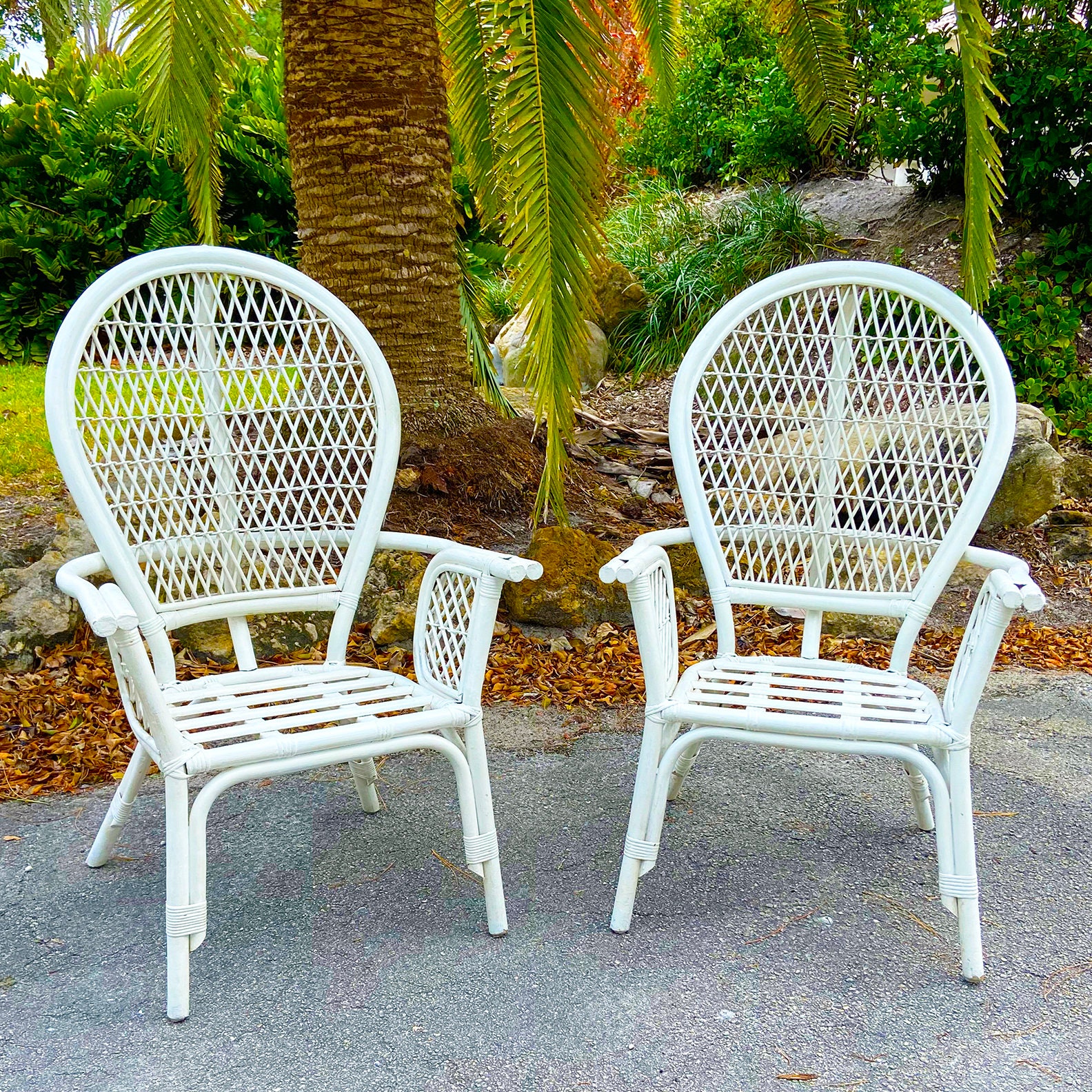 Rattan Balloon Chair Etsy