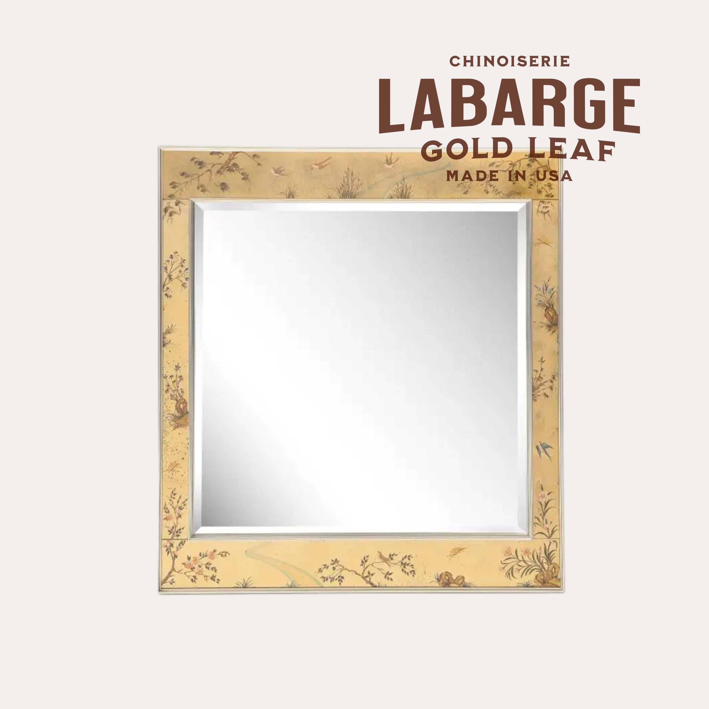 【即日発送】80s La Barge ミラー 鏡 希少品 アンティーク イギリスから届いたアンティークミラー、縁取りが美しい丸型の壁