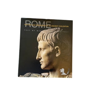 Vintage Rome - Treasures of Ancient Civilization Art And History Book for Home Decoration