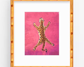 Leopard Art Print: Chippendale Style, Tatiana Duperault