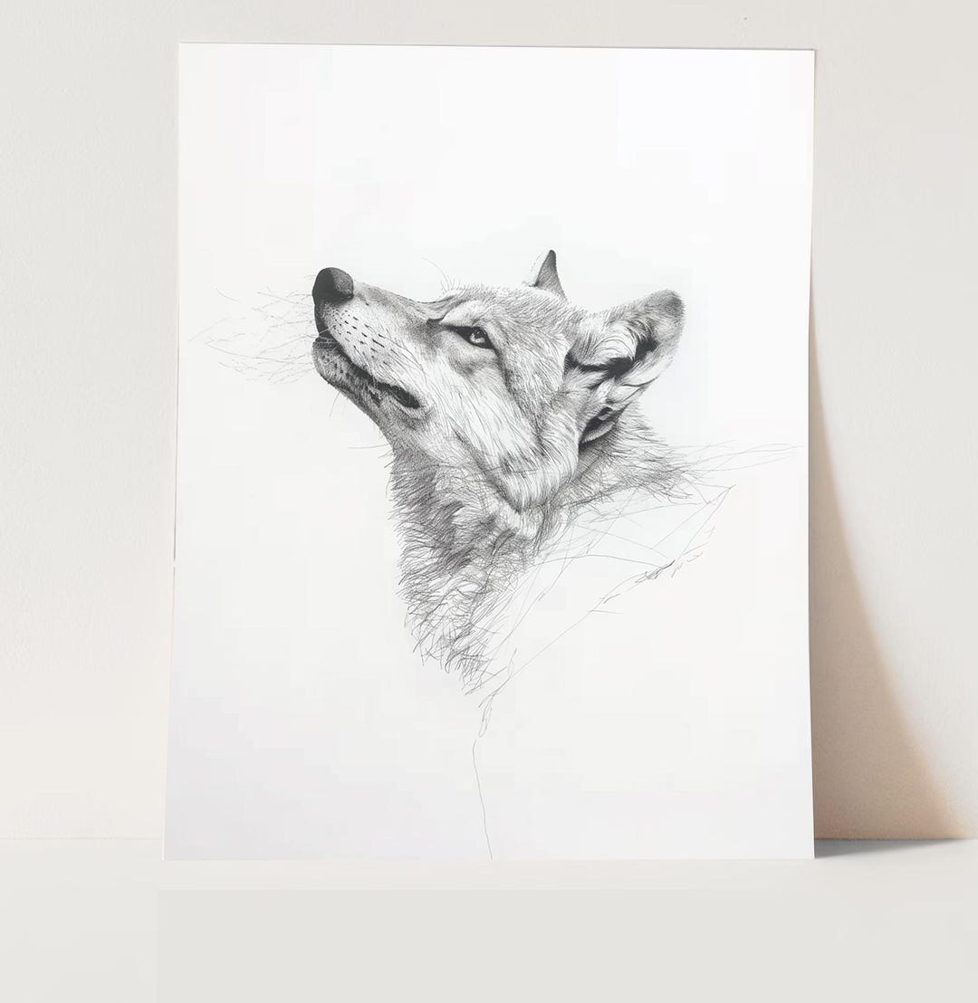 「オオカミの群れ 」鉛筆画※原画※真作※直筆サイン入り※額無し 楽天市場】【限定クーポン配布中】 本田一誠 狼水墨画【気】日本