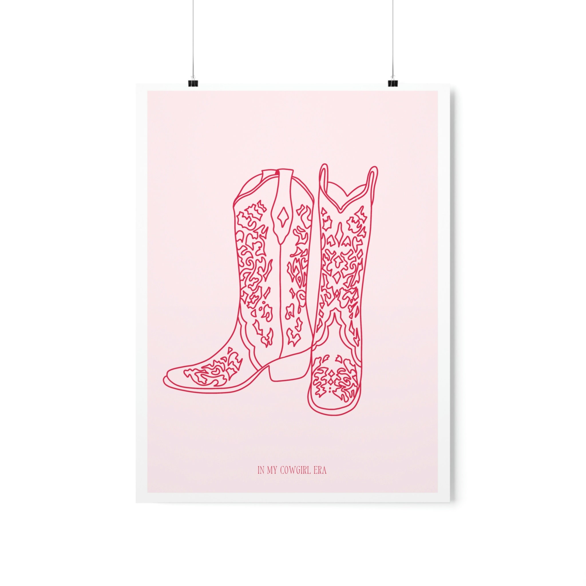 In My Cowgirl Era Poster - Etsy