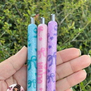 Coquette Pen | Glitter Gel Pens | Refillable Pen