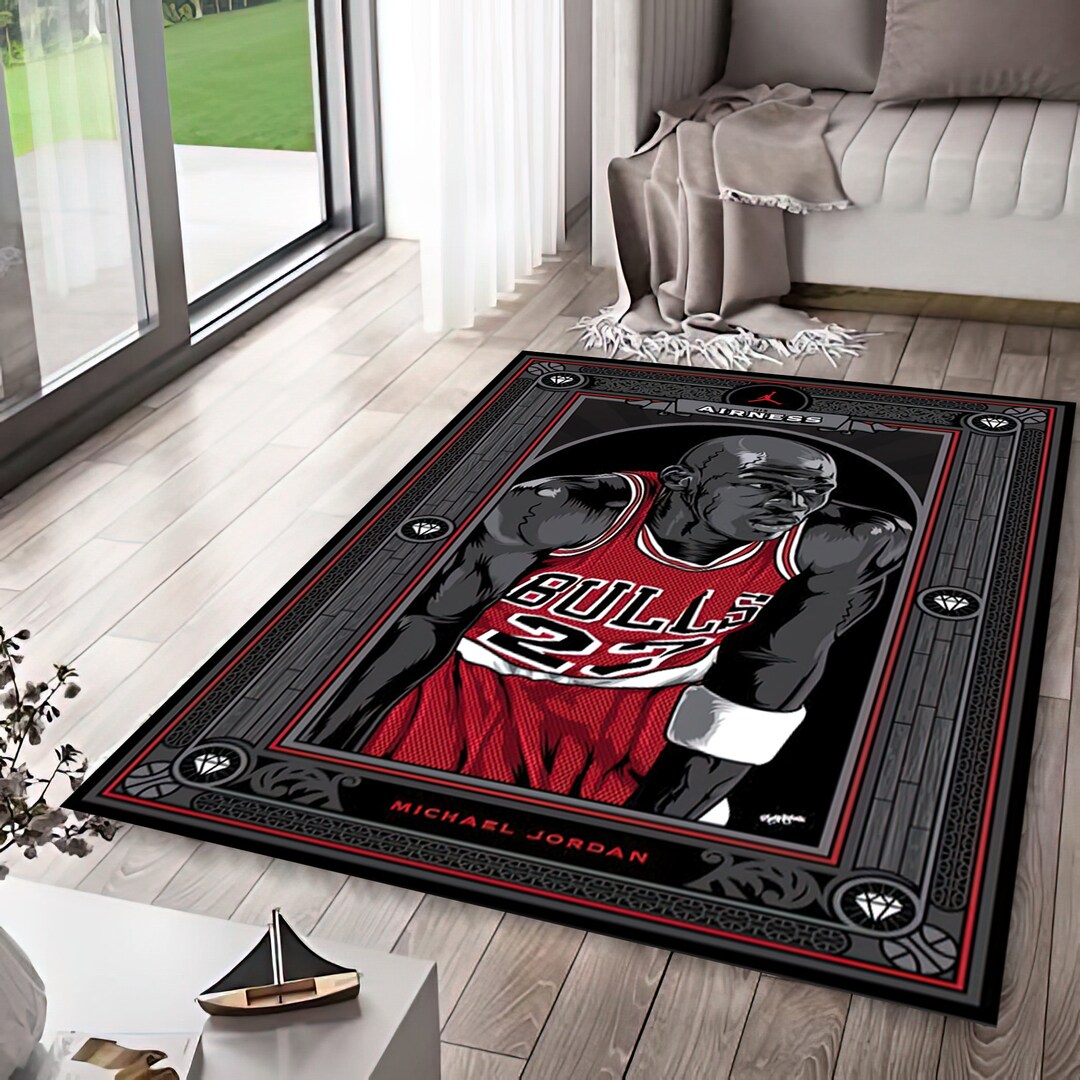 Air Jordan Rug, Basketball Rug, Basketball Shoes Rug, Space Rug, Air