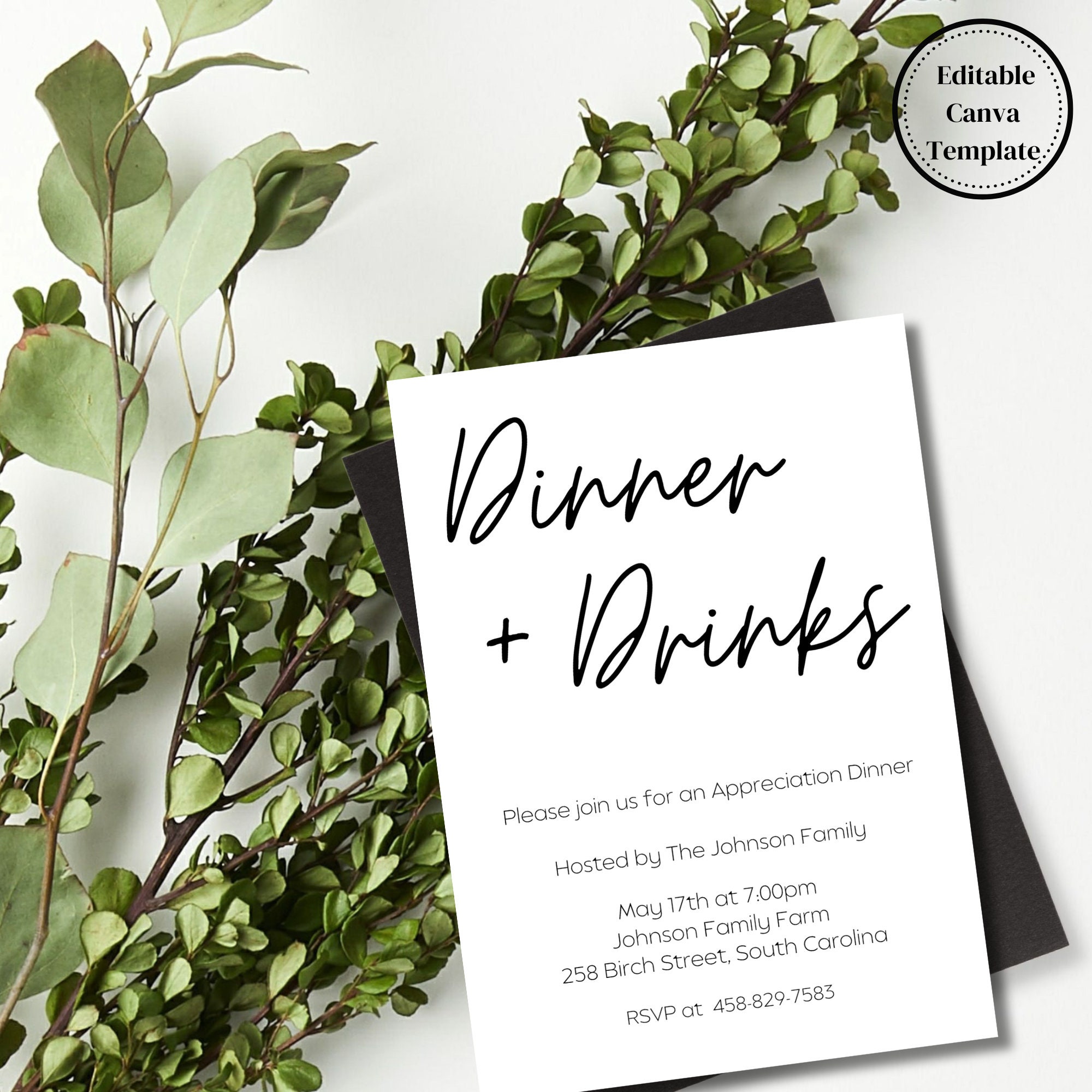 Appreciation Dinner Invitation, Appreciation Dinner, Invitation ...
