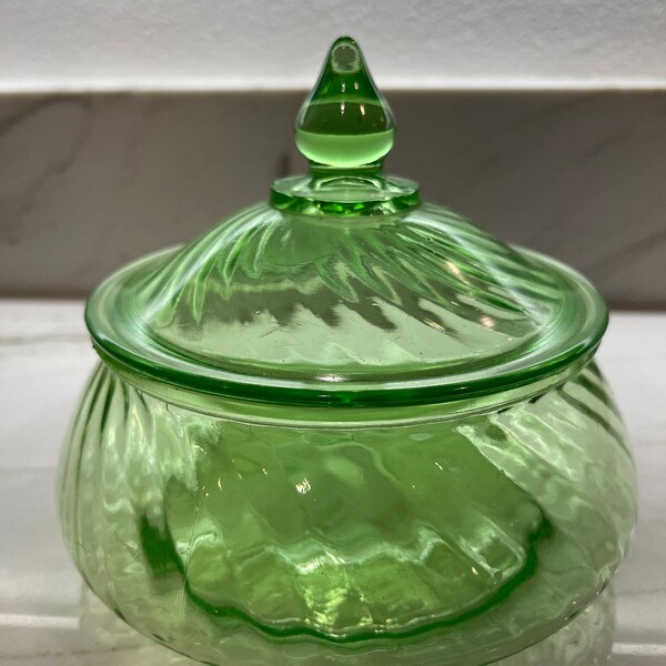Glass Candy Dish Etsy