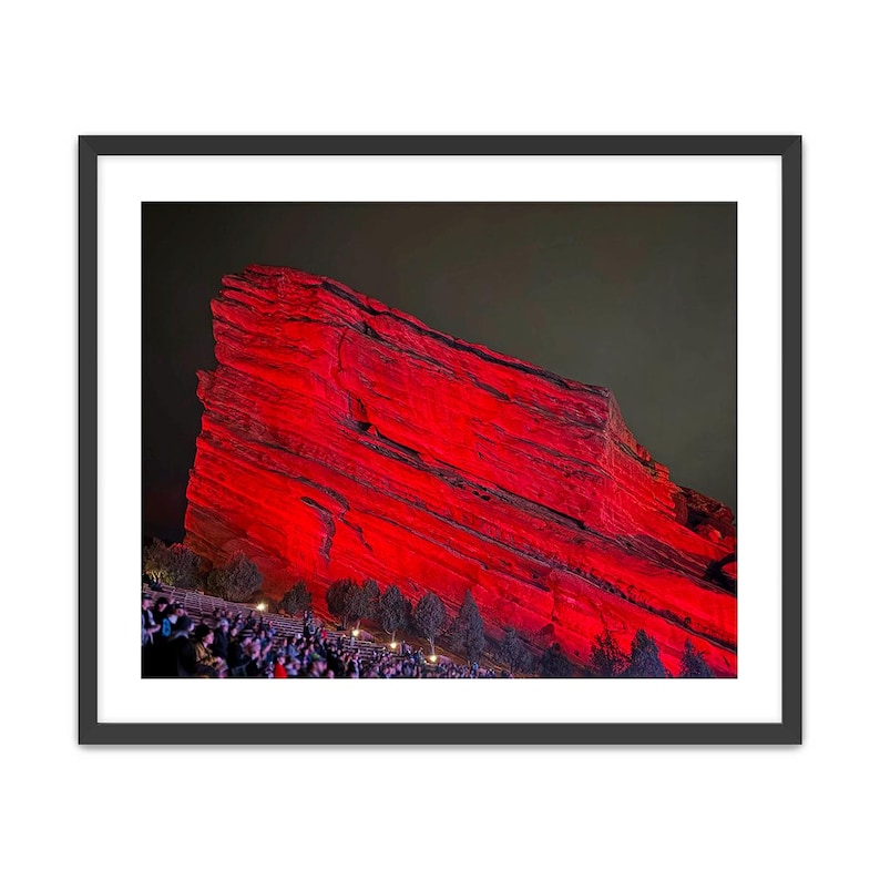 Red, Red Rocks Photography Print - Nature Wall Art - Colorado Wall ...