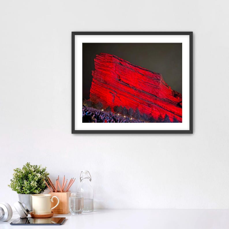 Red, Red Rocks Photography Print - Nature Wall Art - Colorado Wall ...