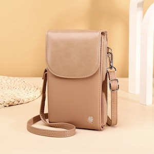 Bolso bandolera, bolso de cuero vegano personalizado, regalo para mujer