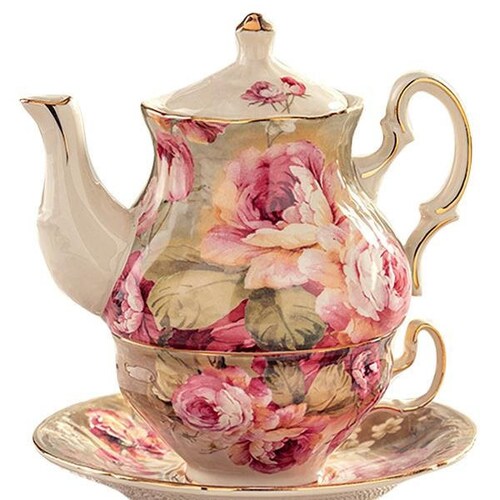 Victorian Trading Co Victorian Rose Tea for One Etsy