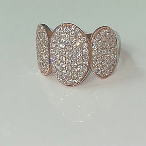 14k Rose Gold Fancy Diamond Ring