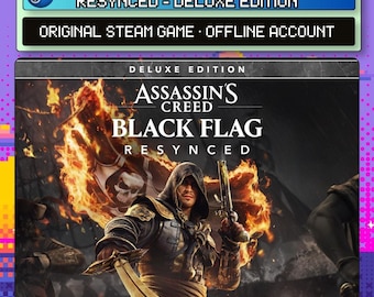 Assassin's Creed black Flag Resynced - Deluxe Edition · PC Offline · Steam · Read Description