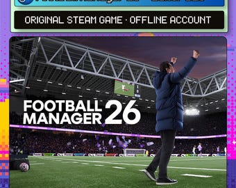 Football Manager 2026 + Editor · PC Offline · Steam · Leggi la descrizione + Bonus