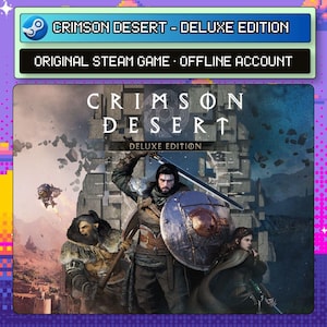 Crimson Desert - Deluxe Edition + DLC · PC Offline · Steam · Read Description
