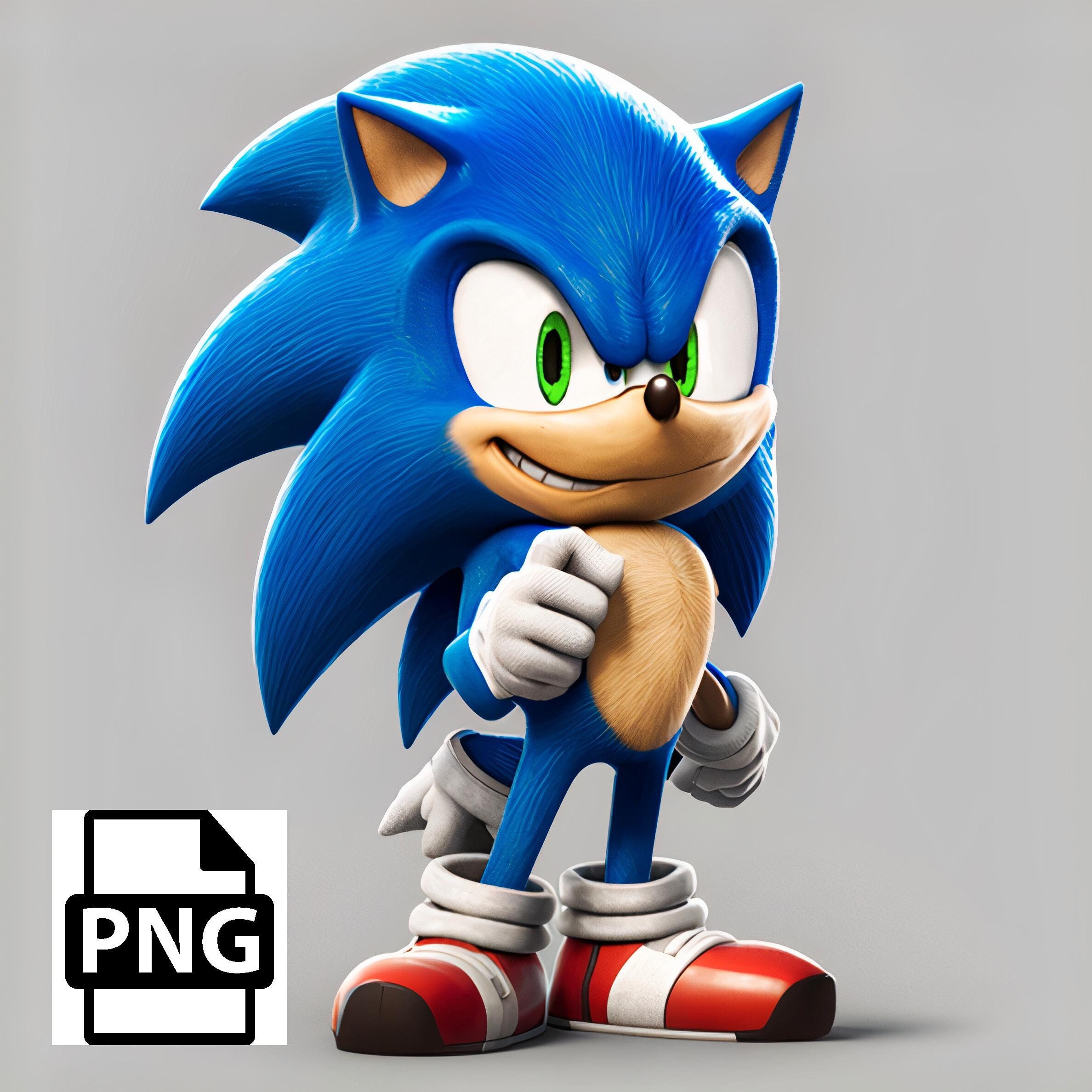 Sonic PNG Sonic the Hedgehog Png Transparent Image Printable Sonic High  Resolution instant Digital PNG Download -  Denmark