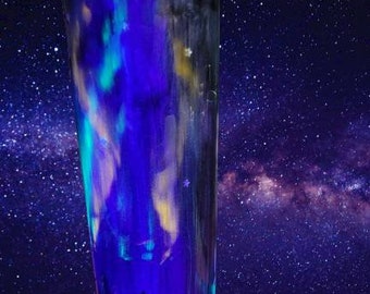 Northern lights tumbler glow in the dark