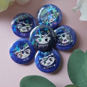 Omori Character Pins (Series 1)