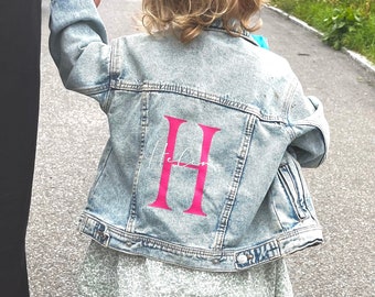 Personalisierte Jeansjacke für Kinder