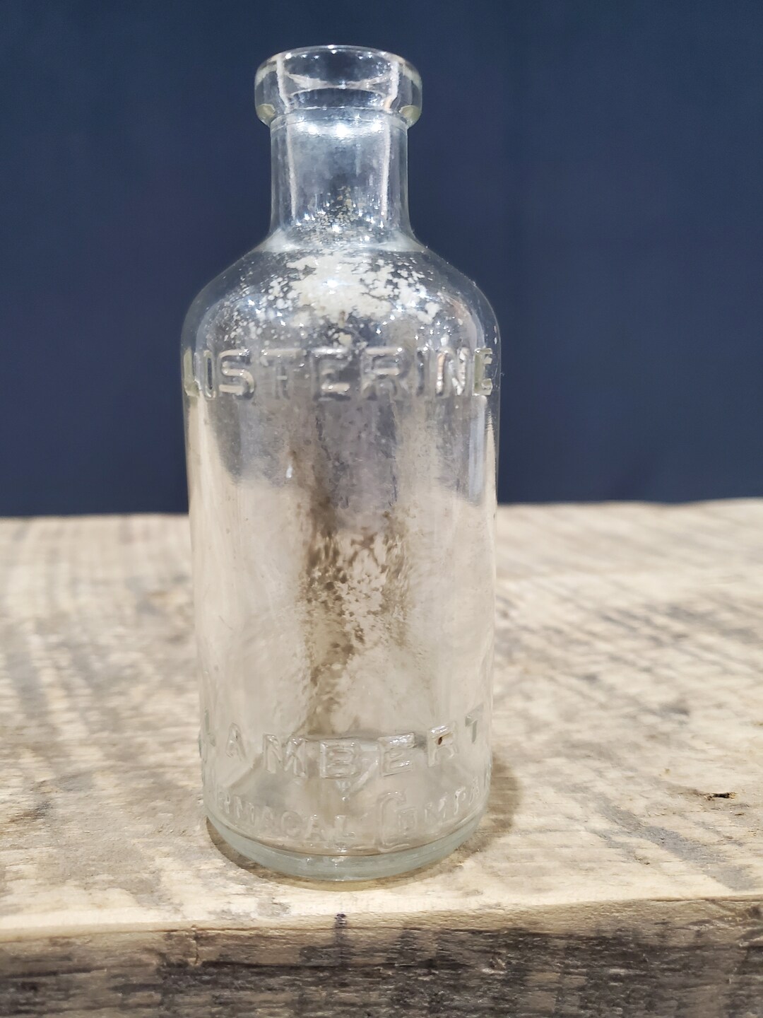 Antique Glass Listerine Bottle Early 1900s Lambert Etsy