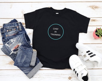 Chef in Training Kids T-Shirt, Unisex Cotton Tee