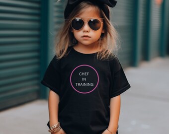 Kids "Chef in Training" T-Shirt, Unisex Cotton Tee