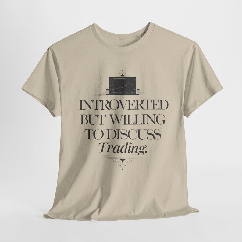 Introverted Trader T-Shirt, Stock Market Apparel, Forex Futures Options Tee image 3