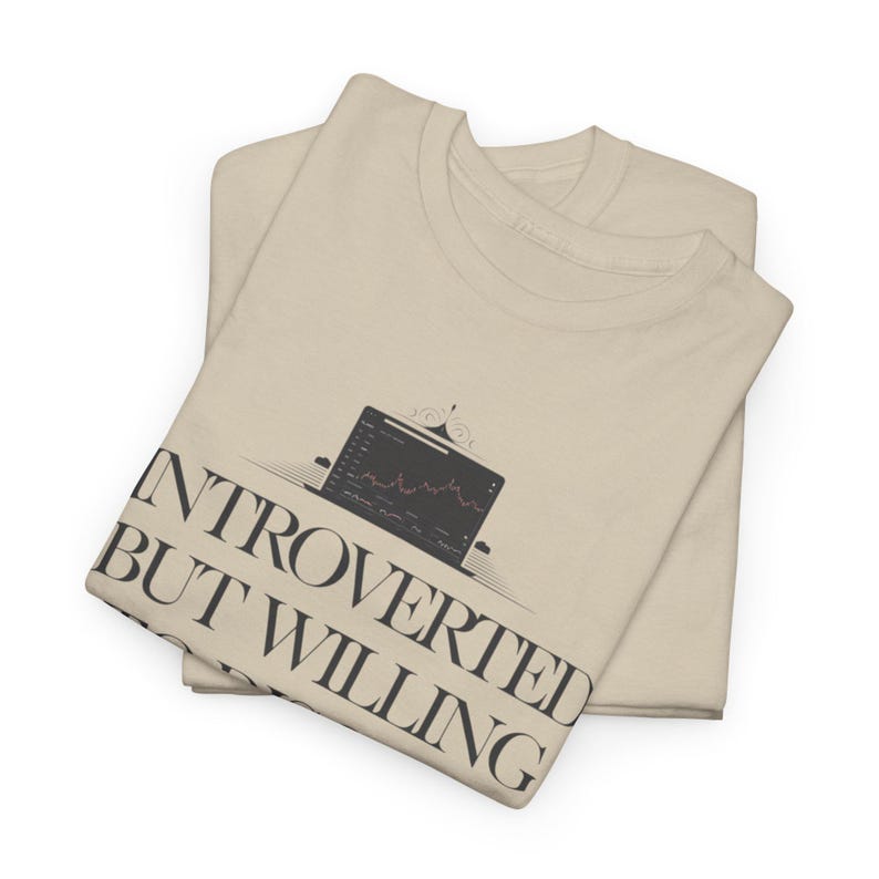 Introverted Trader T-Shirt, Stock Market Apparel, Forex Futures Options Tee image 5